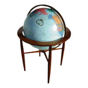Mid 20th Century Heirloom Globe by Replogle