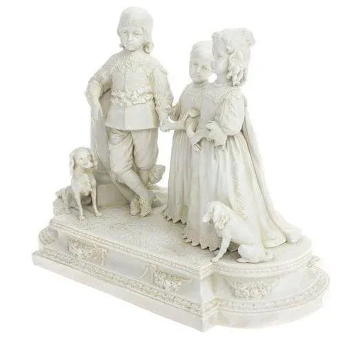 Group of Biscuit Figure For Sale - Image 3 of 6