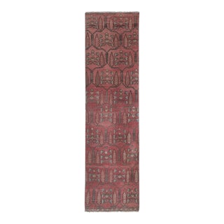 Vintage Tree of Life Motifs Turkish Runner Rug 2'2'' X 8' For Sale