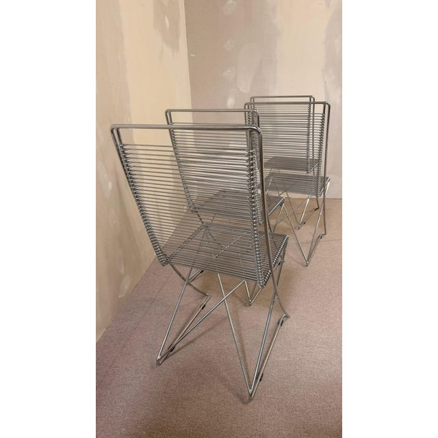 Cross-Swinger Chair by Till Behrens for Schlubach, 1980s, Set of 4 For Sale - Image 6 of 13