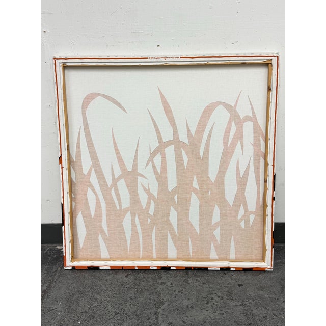 Victor Langer Graphilia Printed Canvas Panel, Circa 1973 For Sale - Image 12 of 12