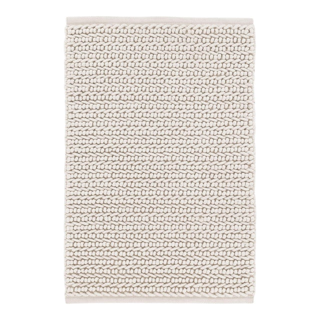 Dash & Albert by Annie Selke Veranda Ivory Indoor/Outdoor Rug, 7' 6" x 9' 6" For Sale