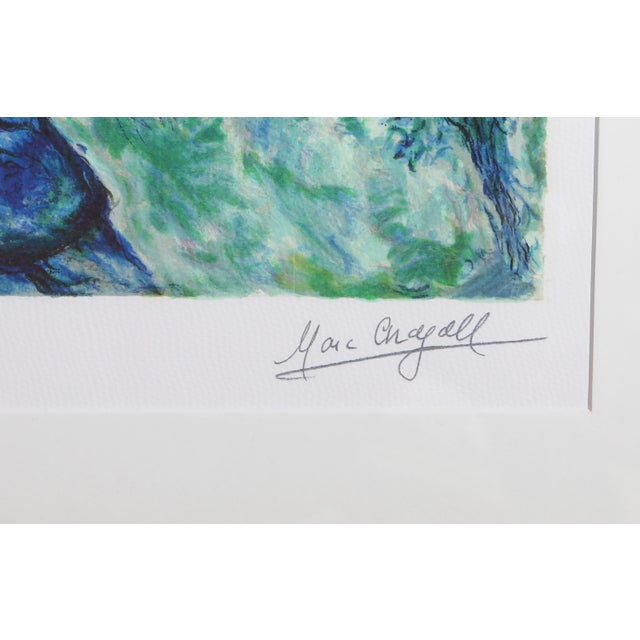 Sur La Route Du Village (On the Village Road), Marc Chagall Giclee on Paper, Signed in Plate For Sale - Image 4 of 4