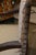 Wood Antique Carved Wood Arm / Throne Chair Straw / Hair Stuffed W/ Metal Rivets For Sale - Image 7 of 17
