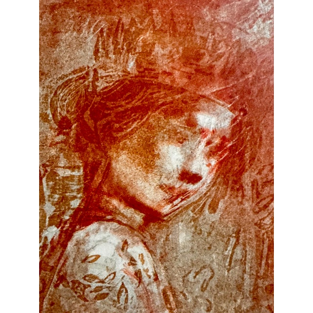 1960s Edna Hibel “David & Bathsheba” Lithograph | Signed “Hibel” & “Unique” | Everett Oehlschlaeger Galleries Chicago For Sale - Image 10 of 15