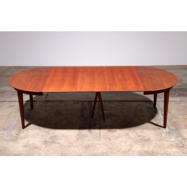Large Teak Dining Table by Henning Kjærnulf, 1960s For Sale - Image 14 of 18