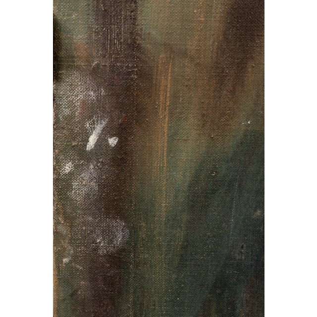 Early 20th Century "Fulfillment" | Vintage Nude Portrait, Oil on Canvas For Sale - Image 4 of 5