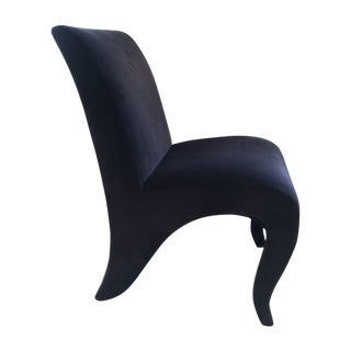 Dialogica Navy Blue "Splash" Chair For Sale
