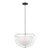 Paloma Contreras for Visual Comfort Signature Collection Odeon Large Pendant in Bronze with Frosted Glass For Sale