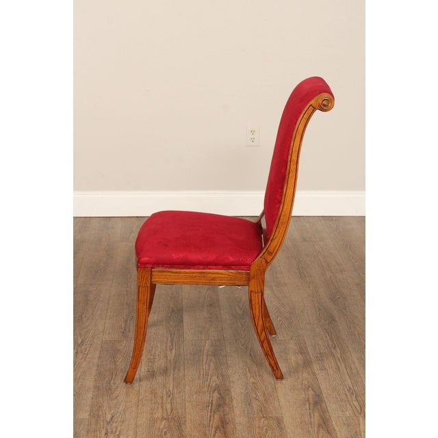 Henredon Charles X Empire Style Set of Six Dining Chairs For Sale - Image 11 of 12