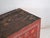 Antique chinese painted trunk in pine wood, traditional storage furniture with polychrome decoration originating from...