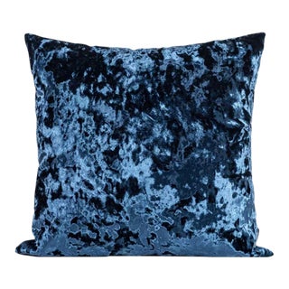 Midnight Ombré Velvet Pillow For Sale