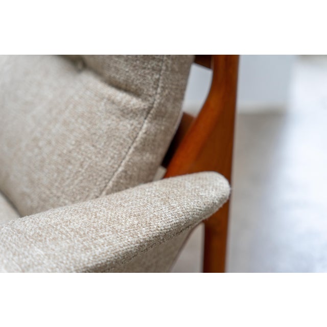 Wood Venus Sofa in Teak by Illum Wikkelsø for C F Christensen Silkeborg, 1972 For Sale - Image 7 of 16