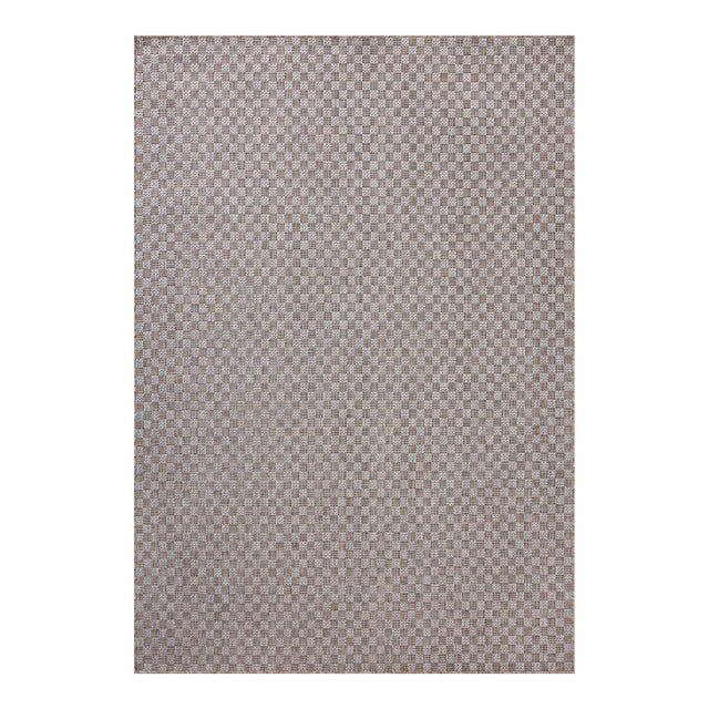 Amber Lewis x Loloi Topanga Natural / Silver 5'-3" x 7'-6" Area Rug For Sale