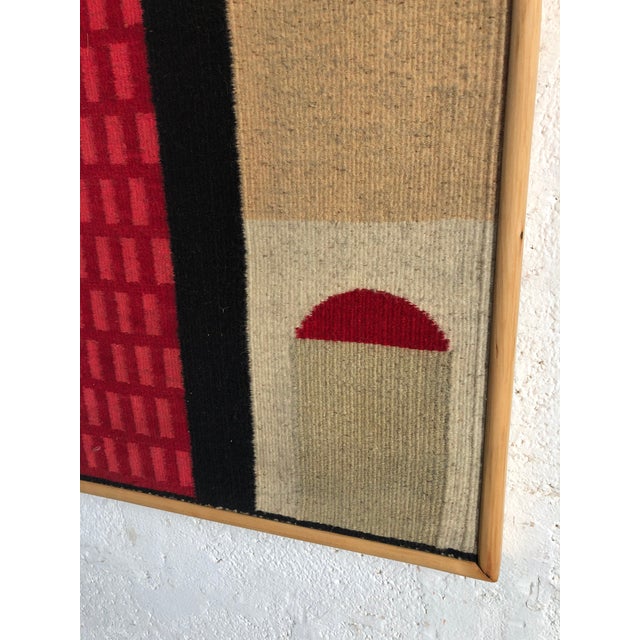 Vintage Mid Century Wall Textile Art Chairish