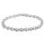 Enjoy this charming diamond bracelet that sparkles with with round brilliant cut diamonds set in circular links. Crafted...