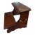 Georgian Style Bed Step Mahogany Finish For Sale