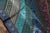 Mid 20th Century Indian Turquoise, Violet & Gold Silk Embroidered Fabric For Sale - Image 4 of 12