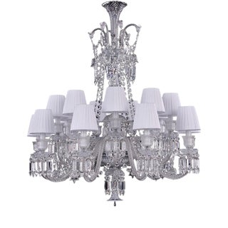 Collection Regina Chandelier in Metal and Crystal by Jago For Sale