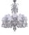 Collection Regina Chandelier in Metal and Crystal by Jago For Sale