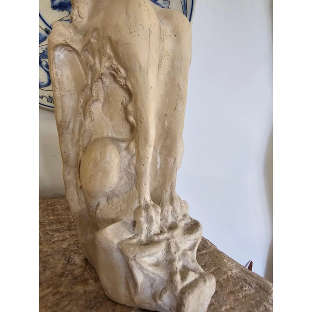 1950s Small Decorative Gargoyle in Terracotta, 1950s For Sale - Image 5 of 7