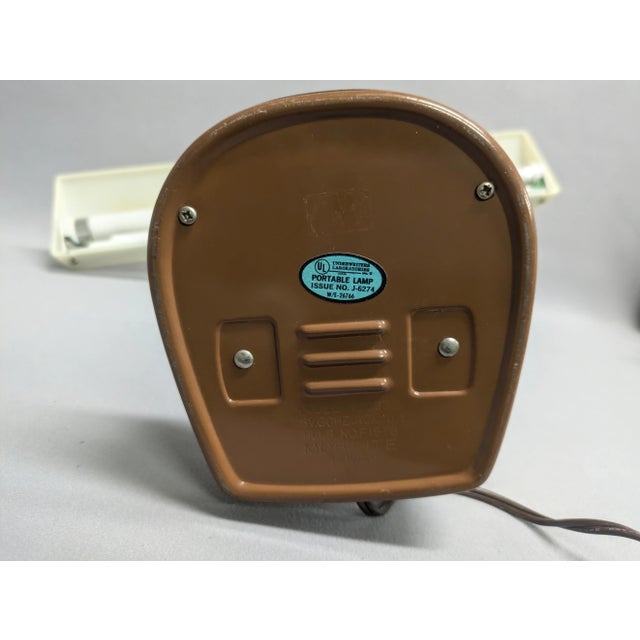 Brown Mid-Century Mobilite Gooseneck Desk Lamp For Sale - Image 8 of 9