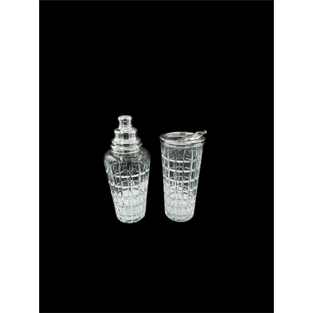 Hawkes Cut Glass Cocktail Shaker & Pitcher - Set of 2 For Sale - Image 12 of 12