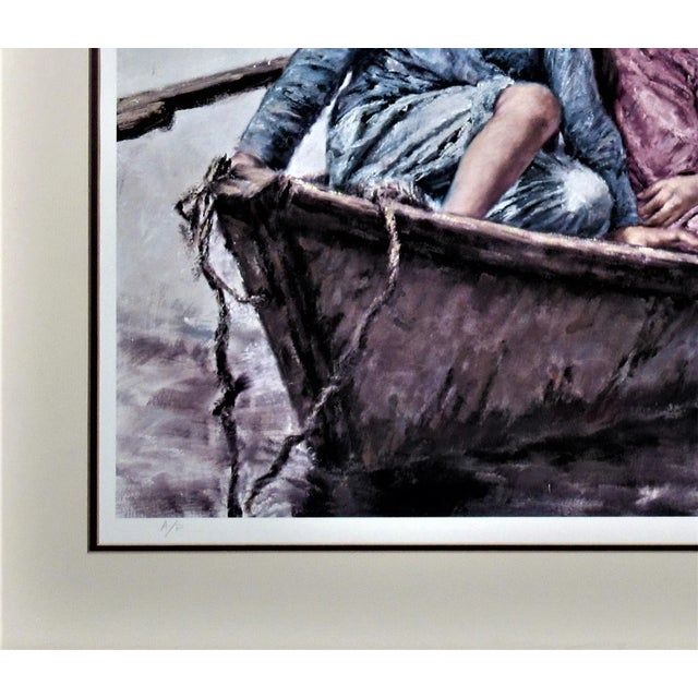 Ming Wai, Children in a Boat, 1976 For Sale In San Francisco - Image 6 of 8