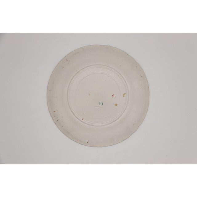 1900s Glen Helen Fall, Isle of Man Wall Plate, Portuguese Export For Sale - Image 11 of 12