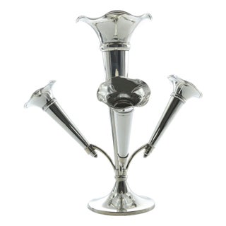 Vintage Sterling Silver Épergne Centerpiece, England, 1912 For Sale