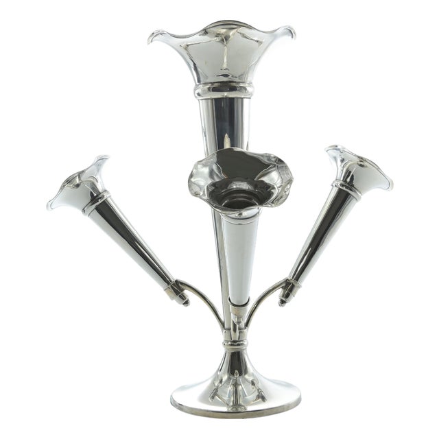 Vintage Sterling Silver Épergne Centerpiece, England, 1912 For Sale