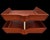 Mid-Century Modern Vintage Florence Knoll Walnut Two-Tier Pivoting Letter Tray — Knoll Associates For Sale - Image 3 of 7
