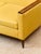 Wood Yellow Vintage Sofa With Wood Arms For Sale - Image 7 of 10