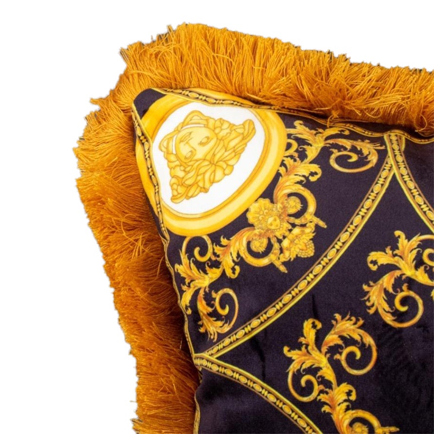 Versace Velvet Throw Pillow Chairish