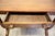 Wood Antique Arts & Crafts Oak Library Table With Lyre-Form Supports & Bookshelf, C 1910–1920 For Sale - Image 7 of 9
