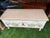 Folk Art Vintage Scandinavian or Germanic-Style Dowry Chest Folk Art Storage Trunk/Bench For Sale - Image 3 of 9