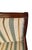 Wood Vintage Regency Style Mahogany Settee With Striped Upholstery For Sale - Image 7 of 11