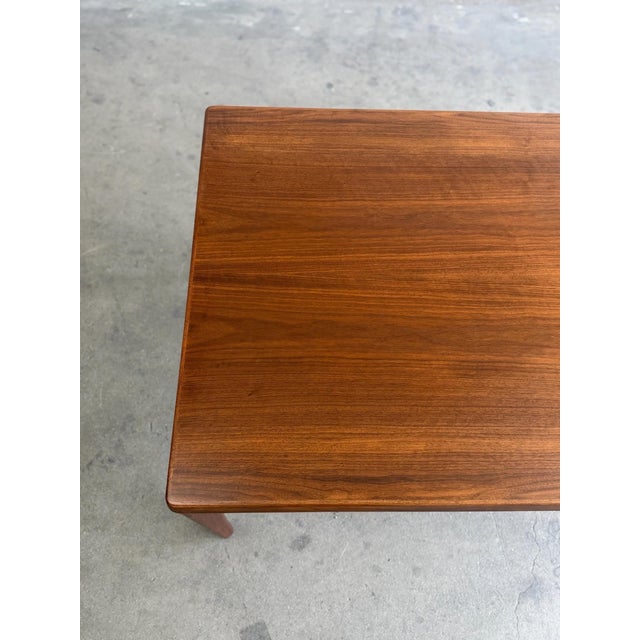 1960s Attributed to Danish Vejle Stole & Møbelfabrik Dining Table in Dark Teak For Sale - Image 12 of 12