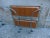 Vintage Industrial Danish Serving Cart on Casters, 1970s For Sale - Image 9 of 10