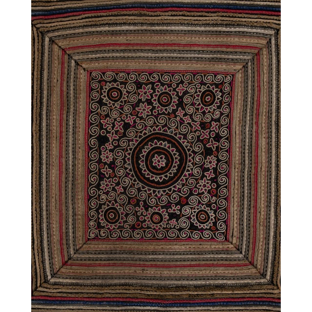 Early 20th Century China Tan Textile Wall Hanging For Sale - Image 4 of 15