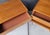 Teak Danish Modern Night Stands - A Pair For Sale - Image 4 of 14