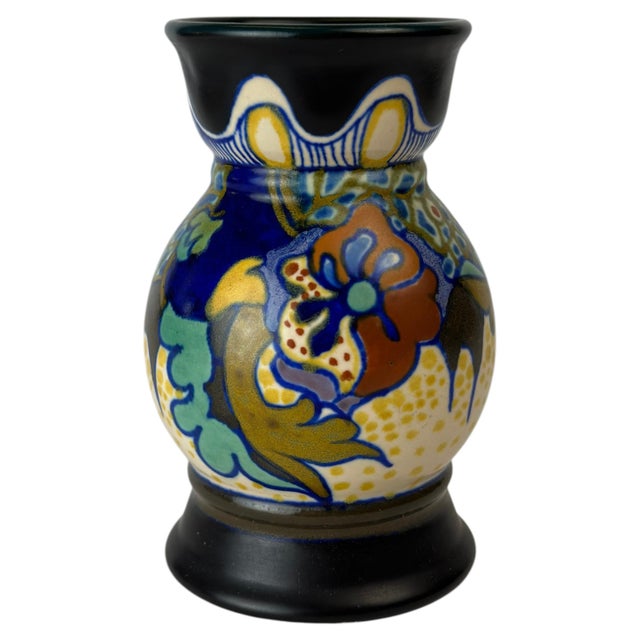 Dutch Gouda Vase in Stoneware, Holland, 1922 For Sale - Image 10 of 10