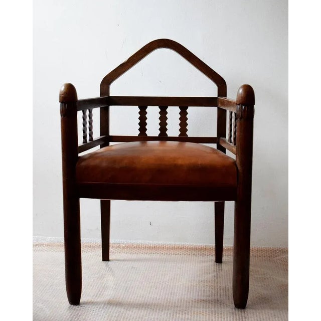 Art Noveau Armchair, 1890s For Sale - Image 3 of 5
