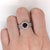 1.4Ct Spessartine Garnet Ring With Earth Mined Diamonds: Solid 14k Gold, 6.5mm, Size 6.75 For Sale - Image 4 of 12