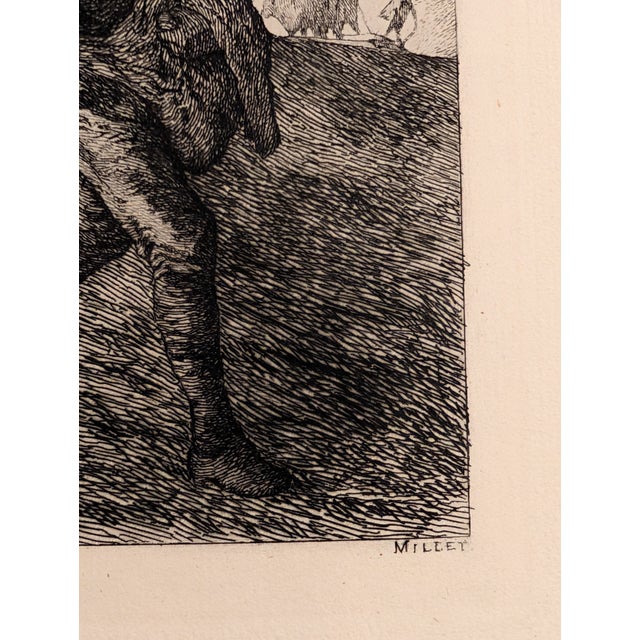 Paper Late 1800's French Folio Engraving by Le Rat For Sale - Image 7 of 9