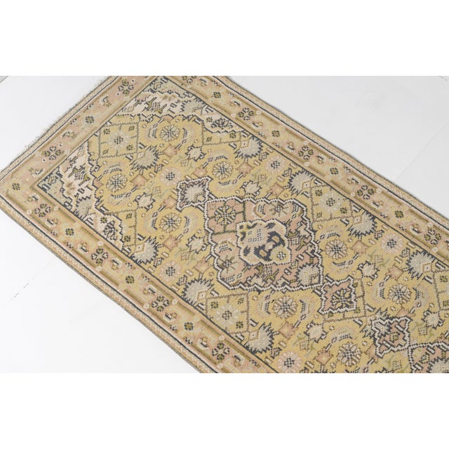 Antique Hallway Oushak Runner Rug For Sale - Image 4 of 10