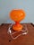 Space Age Table Lamp in Orange Glass, Belgium, 1960s For Sale - Image 12 of 13