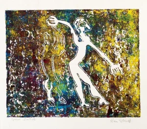 Shape of Man - Original Lithograph by Alain Ducros - 1970s 1970s
