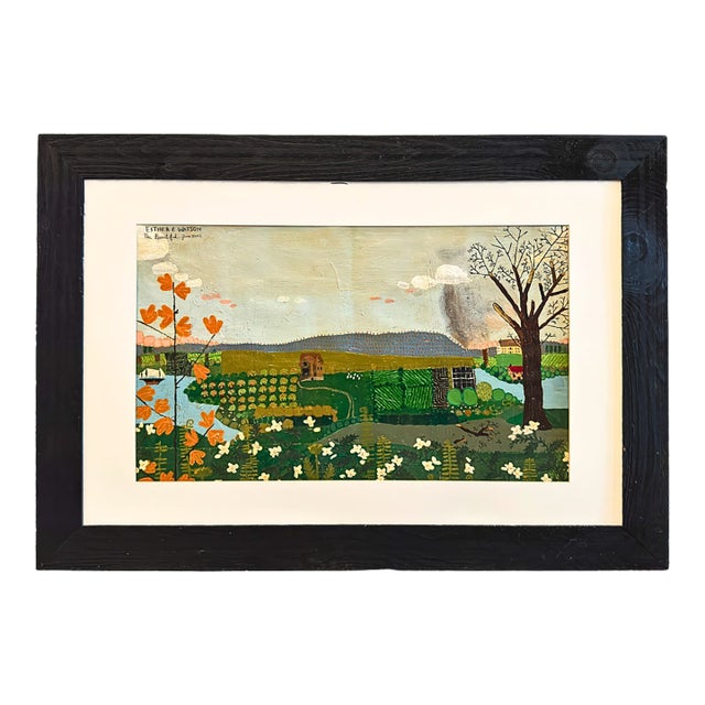 Esther Pearl Watson, the Beautiful, 2003 — Acrylic on Board For Sale