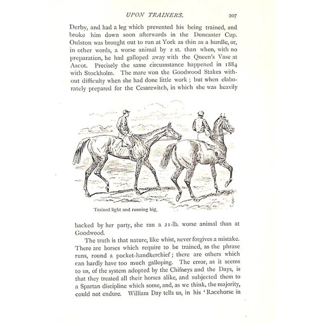 Paper "The Badminton Library: Racing and Steeple-Chasing" 1886 Earl of Suffolk and Berkshire, W. G. Craven, Arthur Coventry, and Alfred E. T. Watson For Sale - Image 7 of 10